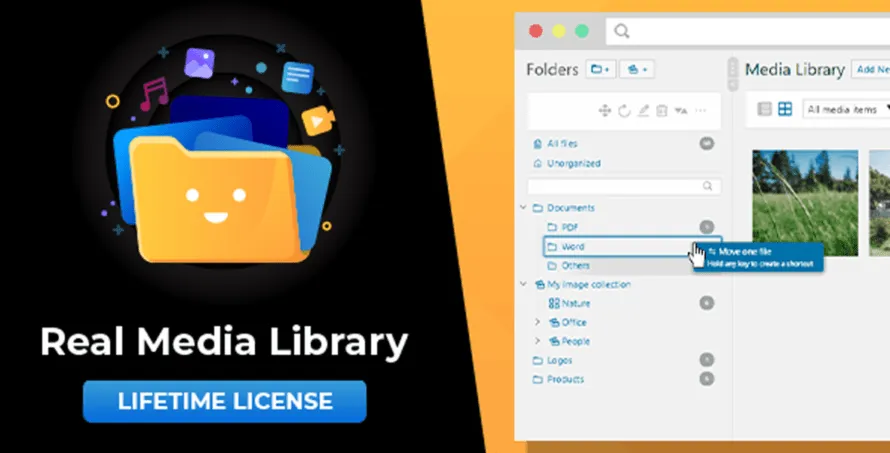 WP Real Media Library Pro Latest Plugin Download (Lifetime)