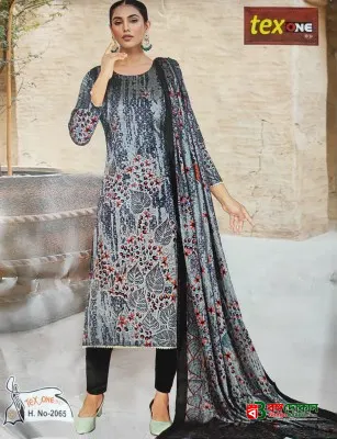 100% Premium cotton digital printed 3 Piece - বাংলাদেশে সেরা দাম ও আকর্ষণীয় কালেকশন - গ্যালারি