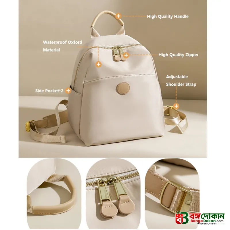 2025 New Hot Women's Backpacks Designer High Quality Soft Nylon Simple Fashion Bag(Shada) - বাংলাদেশে সেরা দাম ও আকর্ষণীয় কালেকশন - গ্যালারি