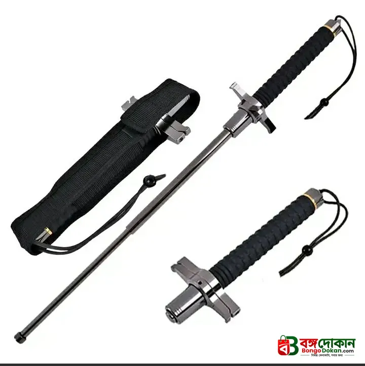 28 Inch Expandable Defence Stick – Heavy Duty Hardened Steel Tactical Baton with Glass Breaker Tip & Anti-Slip Rubber Grip for Personal Safety - বাংলাদেশে সেরা দাম ও নতুন কালেকশন - গ্যালারি