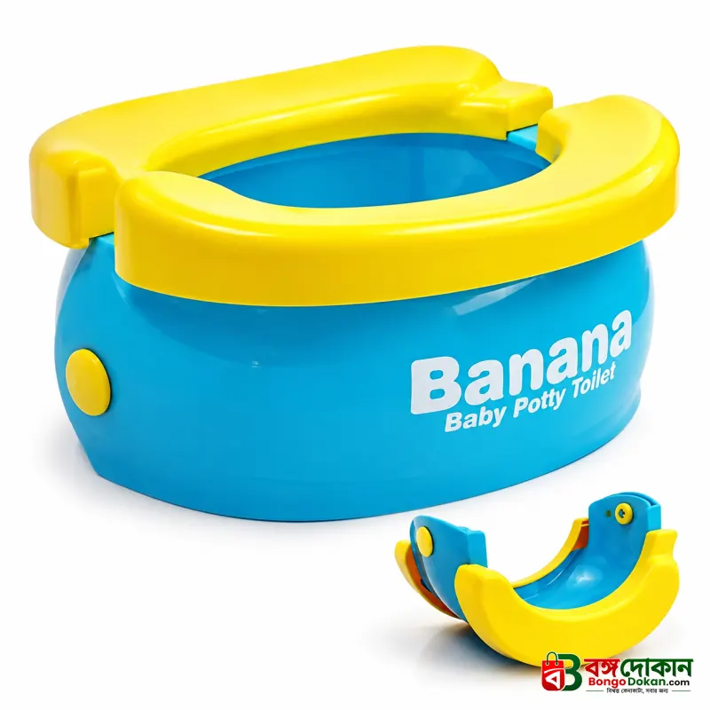 2-in-1 Portable Banana Baby Potty Training Toilet – Foldable Travel Potty Chair & Toilet Seat Reducer with Disposable Bags, Non-Toxic Anti-Slip Design for Toddlers & Travel - বাংলাদেশে সেরা দাম ও আকর্ষণীয় খেলনা - গ্যালারি