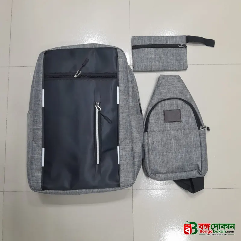 3 Pics Bag Combo Pack (Ash) - বাংলাদেশে সেরা দাম ও লাইফস্টাইল কালেকশন - গ্যালারি