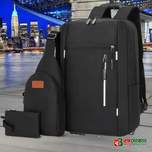 3 Pics Bag Combo Pack(Black) - বাংলাদেশে সেরা দাম ও লাইফস্টাইল কালেকশন - গ্যালারি