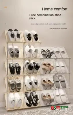 5 Layer Vertical Shoe Rack Space Saving Cabinet With Strong Load Bearing Stainless Steel Stand - বাংলাদেশে সেরা দাম ও এক্সক্লুসিভ ডিজাইন - গ্যালারি