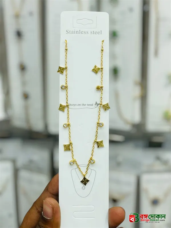 A premium four-point star charm necklace to elevate the elegance of any outfit! - বাংলাদেশে সেরা দাম ও এক্সক্লুসিভ ডিজাইন - বাংলাদেশে সেরা অফার ও দাম