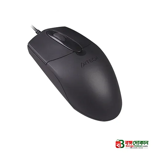 A4tech OP-720 Wired Optical Mouse (OP-620D/620DS Series) – Silent Click Technology, Hyper-Fast Scrolling Wheel, Smooth Cursor Control & Ergonomic Contoured Design - বাংলাদেশে সেরা দাম ও স্পেসিফিকেশন - গ্যালারি