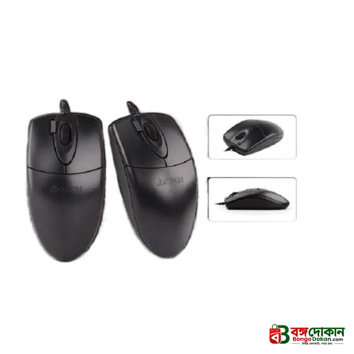 A4tech OP-730D Wired Optical Mouse – Silent Click Technology, Hyper-Fast Scrolling Wheel, Smooth Cursor Control & Ergonomic Contoured Design for Enhanced Productivity - বাংলাদেশে সেরা দাম ও স্পেসিফিকেশন - গ্যালারি