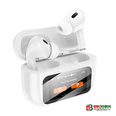 A9 Pro ANC True Wireless Earbuds – Smart Touch Screen Charging Case, Active Noise Cancellation, 13mm Drivers, GPS Location & 35H Battery - বাংলাদেশে সেরা দাম ও স্পেসিফিকেশন - গ্যালারি