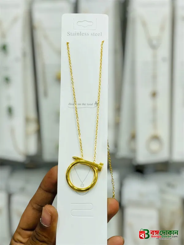 An iconic 'Nail Motif' pendant chain to add a bold and gorgeous style to your outfit! - বাংলাদেশে সেরা দাম ও এক্সক্লুসিভ ডিজাইন - গ্যালারি