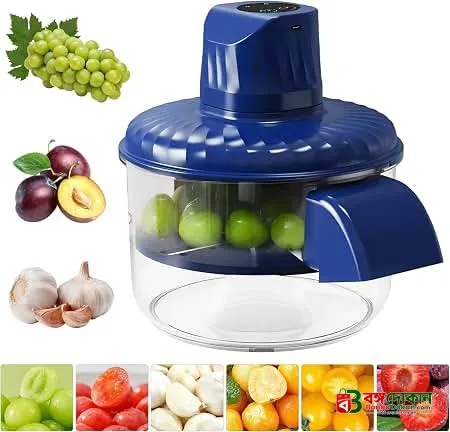 Automatic Electric Grape & Plum Fruit Peeler – Portable Wireless Rechargeable Household Vegetable & Fruit Peeling Machine (PP+PC Material, Non-Stick) - বাংলাদেশে সেরা দাম ও স্পেসিফিকেশন - বাংলাদেশে সেরা অফার ও দাম