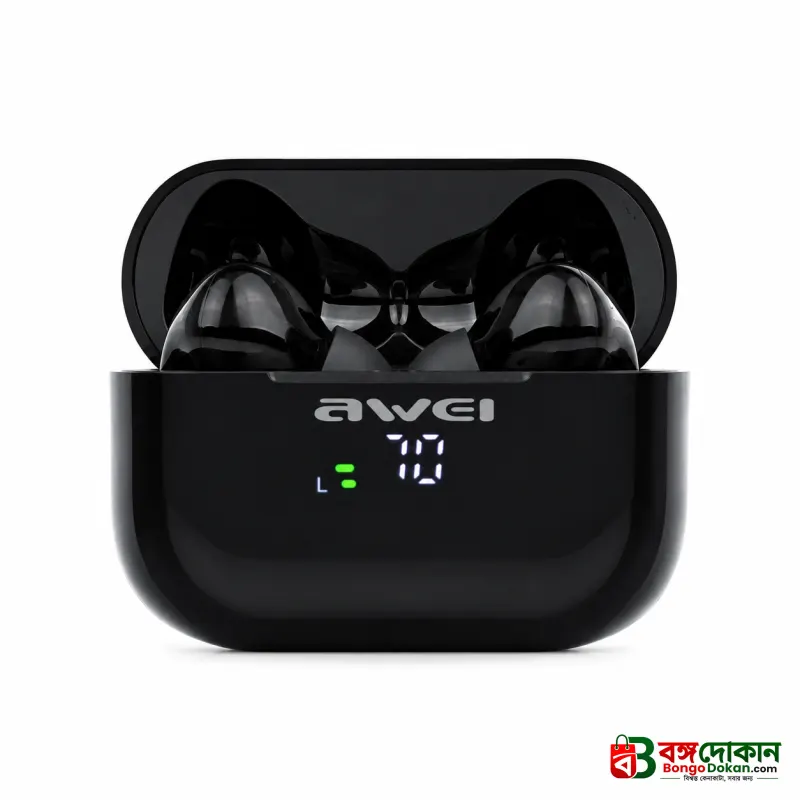 Awei T29P ANC Gaming True Wireless Earbuds – Bluetooth 6.0 Low Latency Earphones with Active Noise Cancellation, LED Charging Display & IPX6 Waterproof - বাংলাদেশে সেরা দাম ও স্পেসিফিকেশন - গ্যালারি