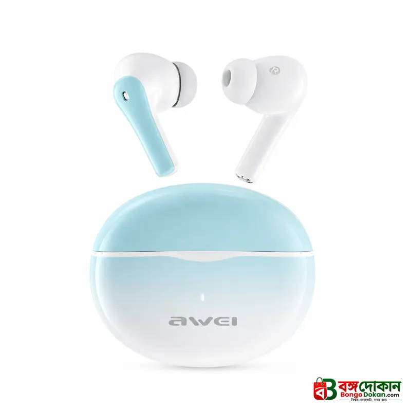 Awei T62 True Wireless Earbuds – Bluetooth 5.3 TWS with 4-Mic ENC Noise Cancelling, 10mm Drivers, IPX5 Waterproof & 300mAh Case - বাংলাদেশে সেরা দাম ও স্পেসিফিকেশন - গ্যালারি