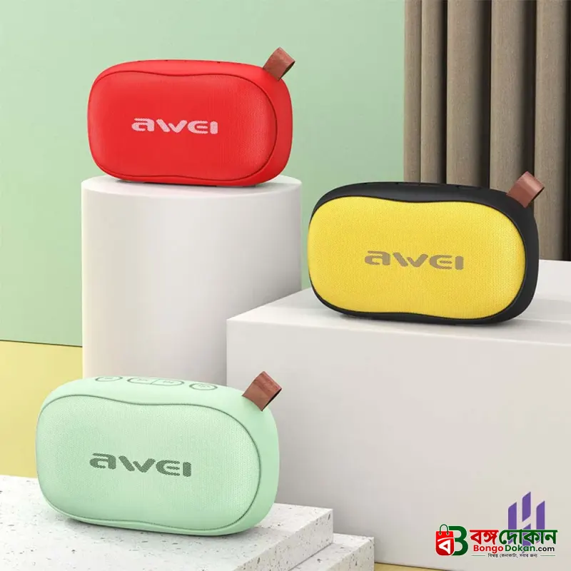 Awei Y900 Mini Portable Wireless Bluetooth Speaker – 4.5W Output, Bluetooth 4.2, Hands-Free Calling, TF Card Support & 1200mAh Battery (6 Months Warranty) - বাংলাদেশে সেরা দাম ও স্পেসিফিকেশন - গ্যালারি