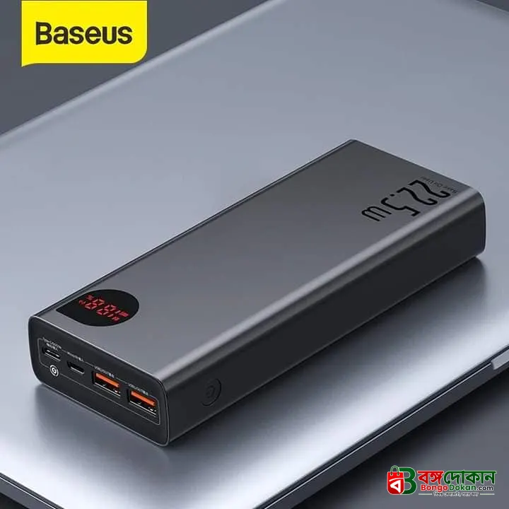 Baseus Adaman 20000mAh 22.5W Metal Power Bank – Fast Charging Portable Charger with Digital LED Display, Triple Ports & Aluminum Alloy Body (Black) - বাংলাদেশে সেরা দাম ও স্পেসিফিকেশন - গ্যালারি