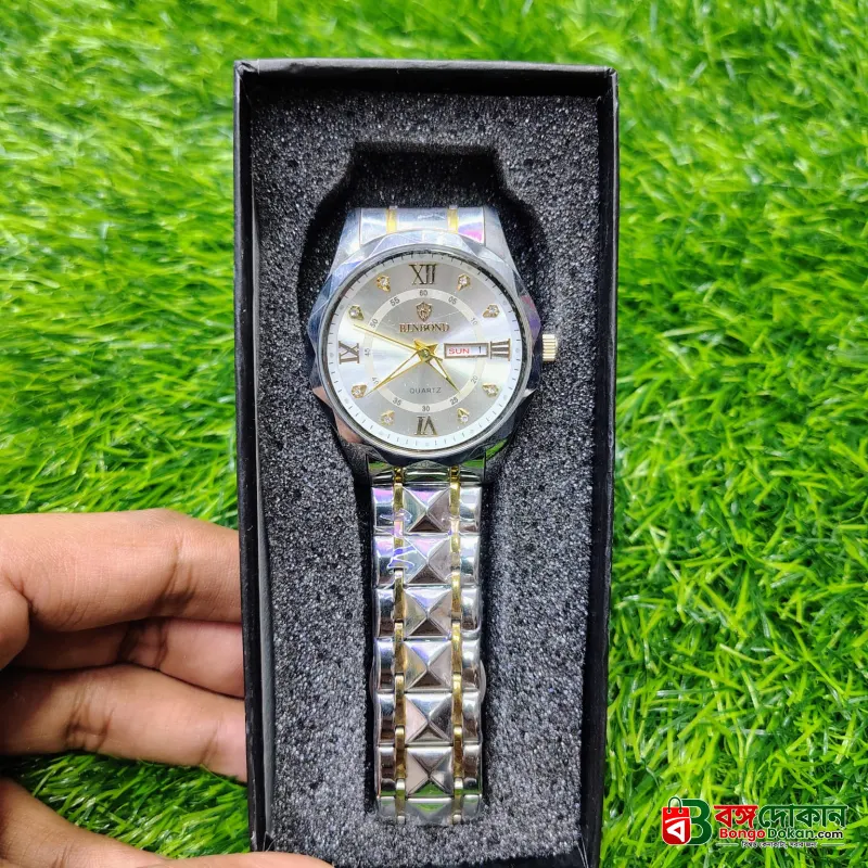 BINBOND 2521 Luxury Brand Luminous Quartz Watch For Men (silver) - বাংলাদেশে সেরা দাম ও নতুন কালেকশন - গ্যালারি