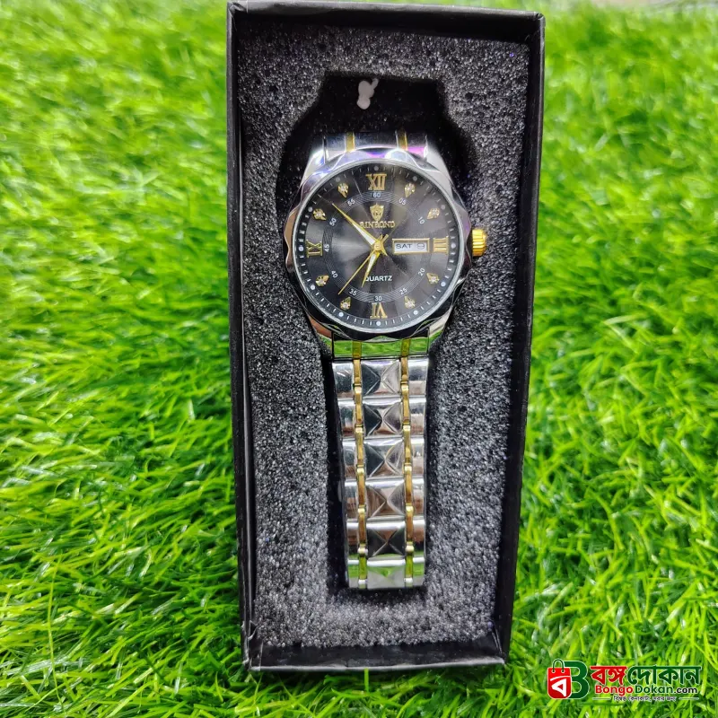 BINBOND 2521 Luxury Brand Luminous Quartz Watch For Men (Black Dial) - বাংলাদেশে সেরা দাম ও নতুন কালেকশন - গ্যালারি