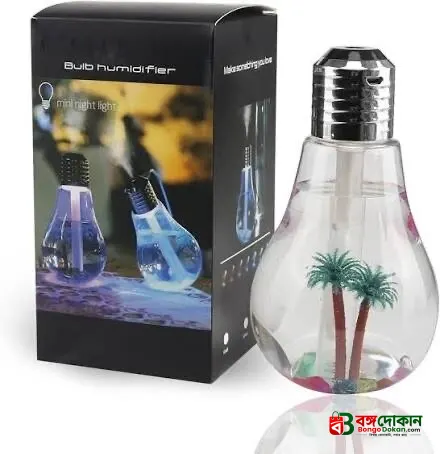Bulb Humidifier - LED Colour Changing Light Bulb Air Purifier Essential Oil Air Freshener Night Ligh - বাংলাদেশে সেরা দাম ও স্পেসিফিকেশন - গ্যালারি