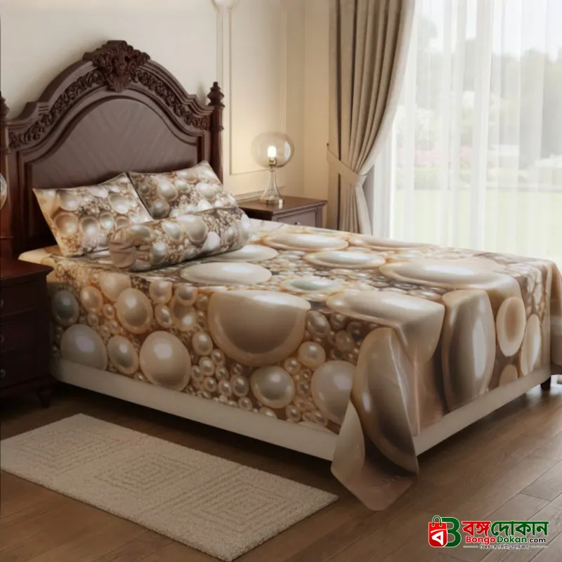 China Premium 3D Design Bed Sheet - বাংলাদেশে সেরা দাম ও লাইফস্টাইল কালেকশন - বাংলাদেশে সেরা অফার ও দাম