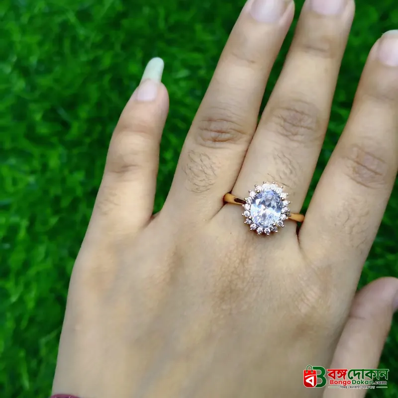 Classic Crystal Crown Ring – Golden Finish - বাংলাদেশে সেরা দাম ও এক্সক্লুসিভ ডিজাইন - গ্যালারি