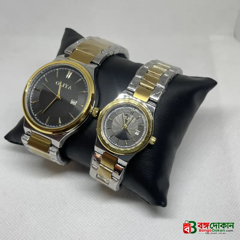 Couple  OLIYA Luxury Trendy Elegant Design  Watch 100% waterproof - বাংলাদেশে সেরা দাম ও নতুন কালেকশন - গ্যালারি