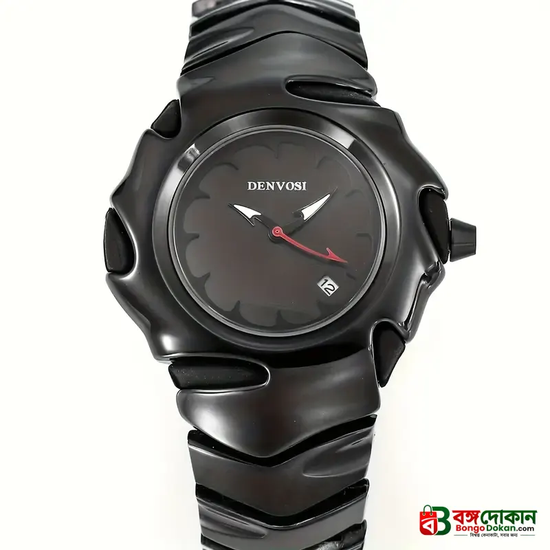 DENVOSI Premium Metal Watch – Bold Design (Full Black ) - বাংলাদেশে সেরা দাম ও নতুন কালেকশন - গ্যালারি
