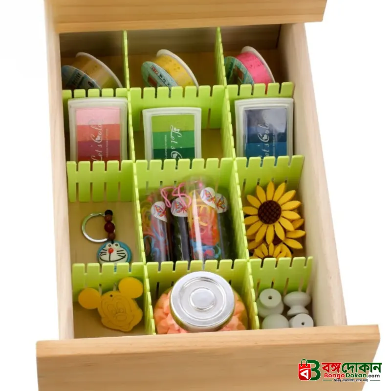 Drawer Organizer & Divider – Adjustable Storage 6 Pcs - বাংলাদেশে সেরা দাম ও লাইফস্টাইল কালেকশন - বাংলাদেশে সেরা অফার ও দাম