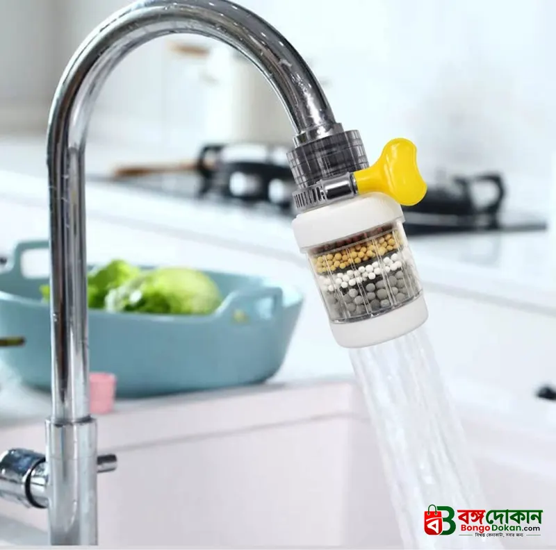 Fankiway Universal Activated Carbon Faucet Water Filter – 6-Layer Purifier & Kitchen Gadget for Clean Safe Tap Water - বাংলাদেশে সেরা দাম ও স্পেসিফিকেশন - গ্যালারি
