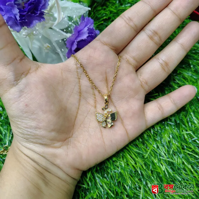 Fantasy Colorful Acrylic Butterfly Pendant Necklace  For Womens - বাংলাদেশে সেরা দাম ও এক্সক্লুসিভ ডিজাইন - গ্যালারি