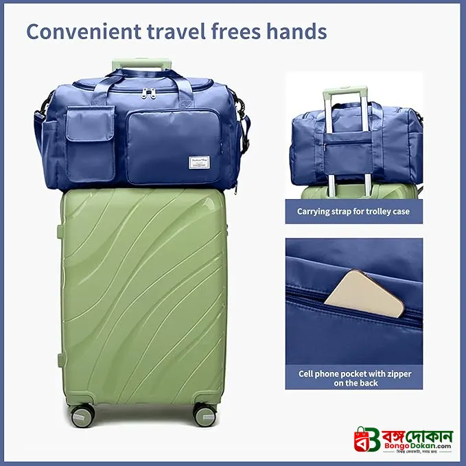 Fashionable Large Capacity Travel & Gym Bag - Blue - বাংলাদেশে সেরা দাম ও লাইফস্টাইল কালেকশন - গ্যালারি
