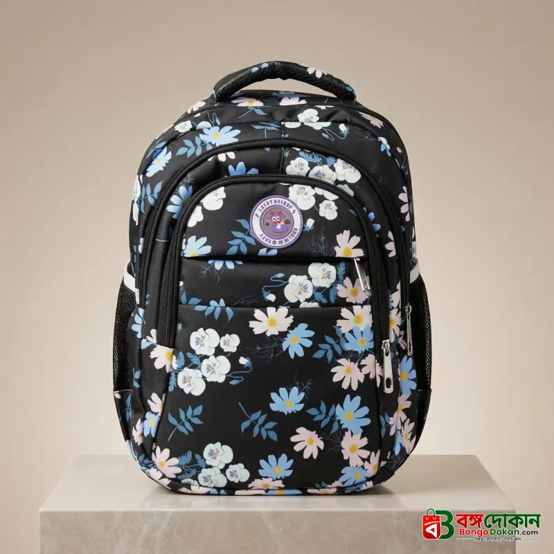 Floral Print Backpack for Kids - বাংলাদেশে সেরা দাম ও প্রিমিয়াম কালেকশন - বাংলাদেশে সেরা অফার ও দাম