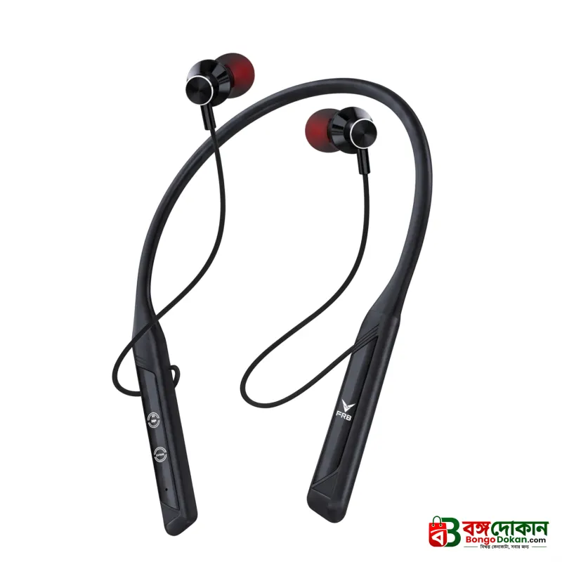 FRB N-27 Smart Wireless Neckband Earphone – Bluetooth 5.4 In-Ear Headset with 400H Battery Life, TF Card Slot, Type-C Fast Charging, Touch Control & Voice Change Feature - বাংলাদেশে সেরা দাম ও স্পেসিফিকেশন - গ্যালারি