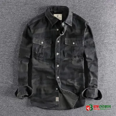 Full sleeves double pocket kemo printed Shirt - বাংলাদেশে সেরা দাম ও নতুন কালেকশন - গ্যালারি