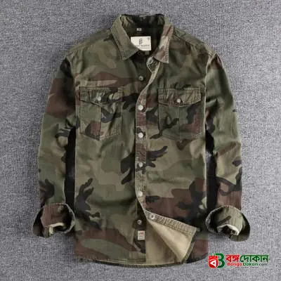 Full sleeves double pocket kemo printed Shirt - বাংলাদেশে সেরা দাম ও নতুন কালেকশন - গ্যালারি