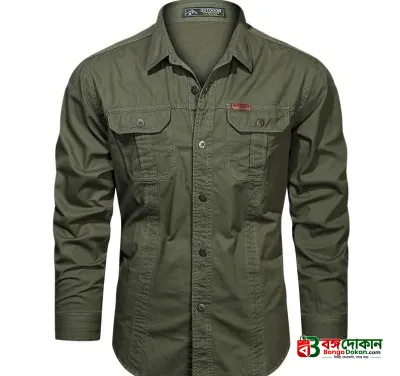 Full sleeves double pocket panel Shirt - বাংলাদেশে সেরা দাম ও নতুন কালেকশন - গ্যালারি