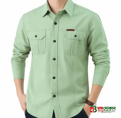 Full sleeves double pocket panel Shirt - বাংলাদেশে সেরা দাম ও নতুন কালেকশন - গ্যালারি