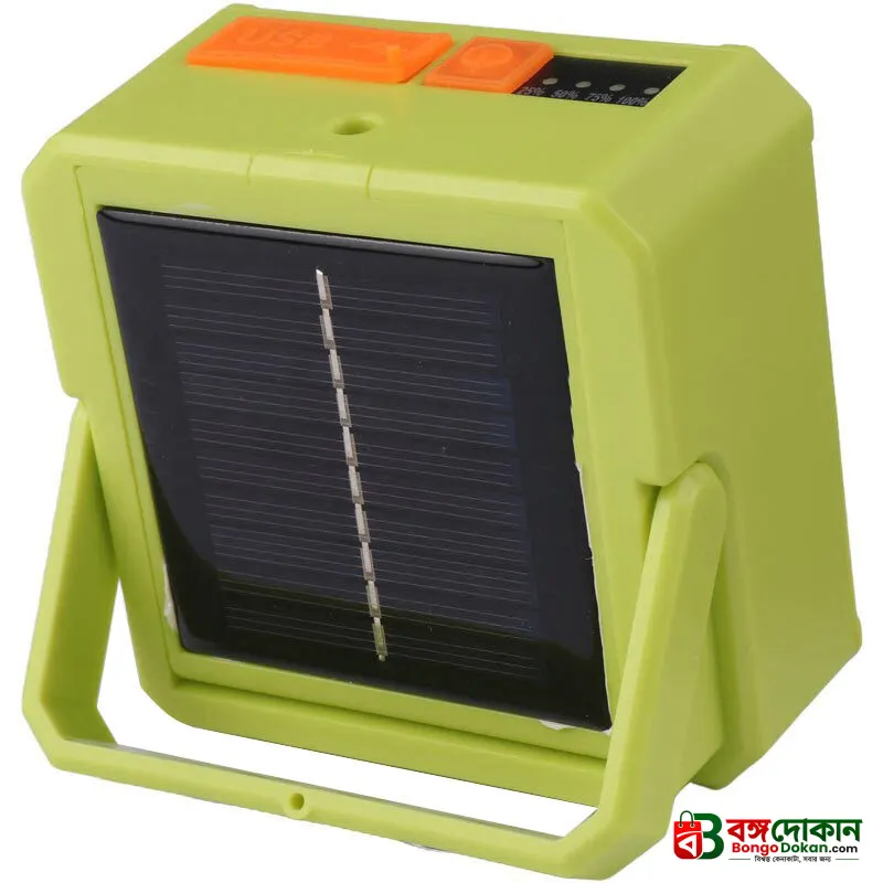GBL Detachable Battery Solar Floodlight – 100W Super Bright Portable Outdoor LED Work Light with Built-in Power Bank, Weatherproof Design & Camping Emergency Light - বাংলাদেশে সেরা দাম ও স্পেসিফিকেশন - গ্যালারি