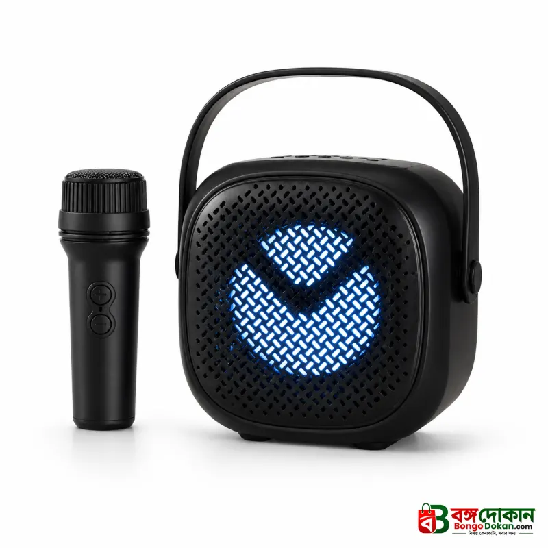 GREATNICE Portable Wireless Bluetooth Speaker with Mic – 3-Inch Big Sound Speaker, USB, SD Card, FM Radio & Karaoke Support with Stylish Lighting - বাংলাদেশে সেরা দাম ও স্পেসিফিকেশন - গ্যালারি