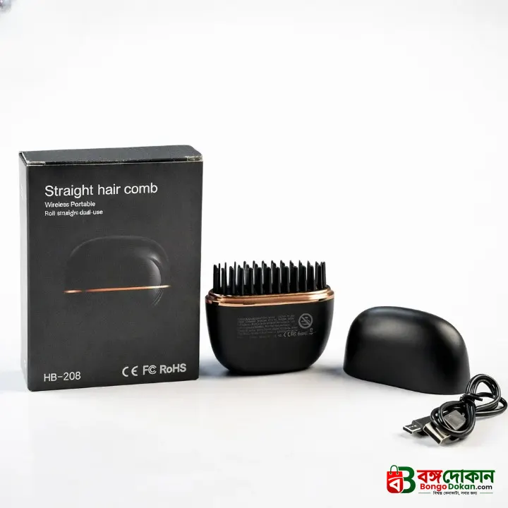 HB-208 Portable wireless straight hair comb - বাংলাদেশে সেরা দাম ও স্পেসিফিকেশন - বাংলাদেশে সেরা অফার ও দাম