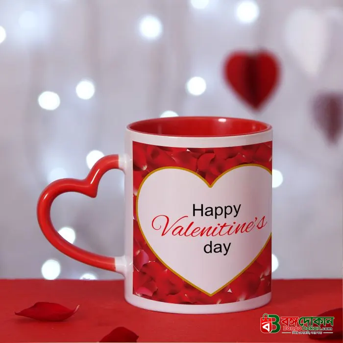 Heart Color Round Handle Coffee, Tea, Water Mug, Add Photo Text Logo Picture Image - বাংলাদেশে সেরা দাম ও লাইফস্টাইল কালেকশন - গ্যালারি