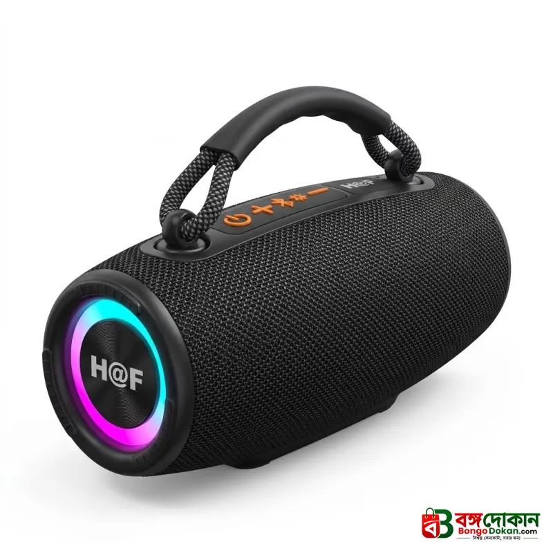 HF-F226 Portable Stereo Woofer Blue-tooth Speaker Super Bass Hifi Music IPX4 Waterproof Travel Wireless BT Speaker - বাংলাদেশে সেরা দাম ও স্পেসিফিকেশন - গ্যালারি