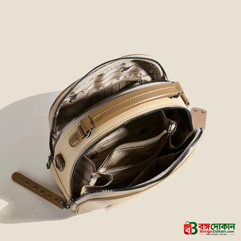 High end ladies' handbag multi-layer large capacity commuting bag(Cream) - বাংলাদেশে সেরা দাম ও আকর্ষণীয় কালেকশন - গ্যালারি