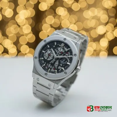 Hublot mechanical Water Resistant Stainless Steel watch - বাংলাদেশে সেরা দাম ও নতুন কালেকশন - গ্যালারি