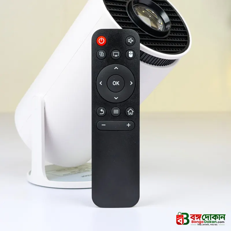 HY300 Android Smart Mini Projector – 720P Portable WiFi & Bluetooth Projector with 180° Rotation, Auto Keystone Correction, 130" Screen & Built-in Apps - বাংলাদেশে সেরা দাম ও স্পেসিফিকেশন - গ্যালারি