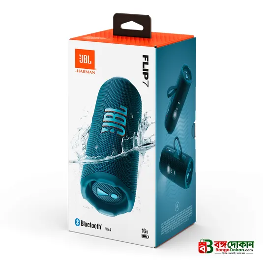 JBL Flip 7+ Portable Waterproof Bluetooth Speaker – 35W AI Sound Boost, Bluetooth 5.4, IP68 Dustproof, 16H Playtime & Auracast Support - বাংলাদেশে সেরা দাম ও স্পেসিফিকেশন - গ্যালারি