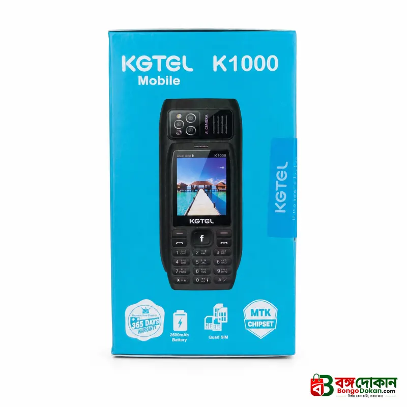 KGTEL K1000 Phone 4 Sim 2500mAh - বাংলাদেশে সেরা দাম ও স্পেসিফিকেশন - গ্যালারি