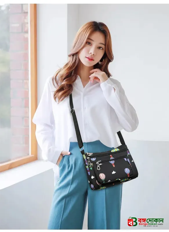 Korean sports travel shoulder bag (black) - বাংলাদেশে সেরা দাম ও লাইফস্টাইল কালেকশন - গ্যালারি