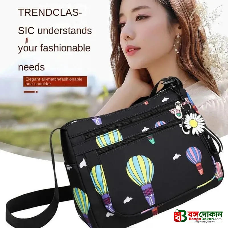 Korean sports travel shoulder bag (black) - বাংলাদেশে সেরা দাম ও লাইফস্টাইল কালেকশন - গ্যালারি