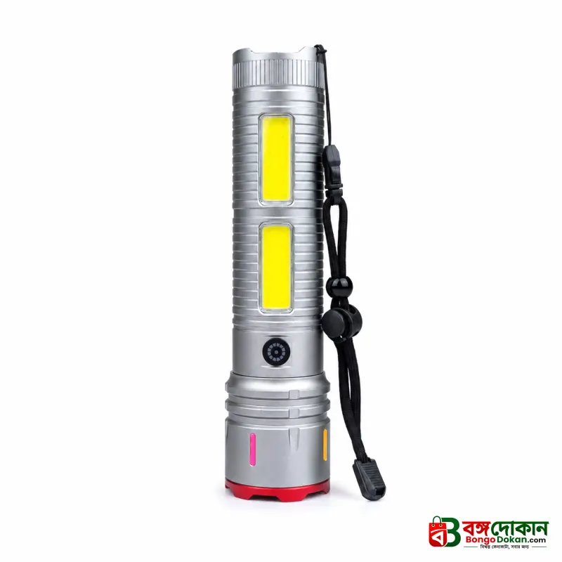Laser Cannon X03 Metal Tactical Flashlight – High-Power Long-Lasting LED Torch with Built-In Power Bank & Durable Metal Body (8.5 Inch, 445g) - বাংলাদেশে সেরা দাম ও স্পেসিফিকেশন - গ্যালারি