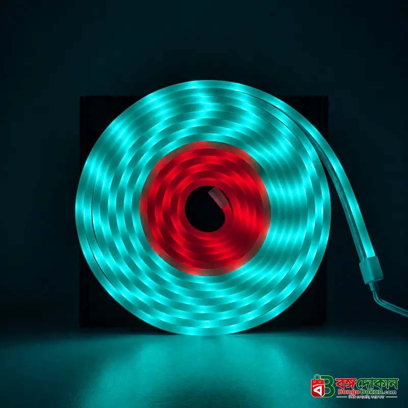 LED Neon RGB Magic Flexible Strip Light – App & IR Remote Controlled Smart Neon Rope Light with Music Sync, Timer & Dynamic Color Changing Features - বাংলাদেশে সেরা দাম ও স্পেসিফিকেশন - গ্যালারি