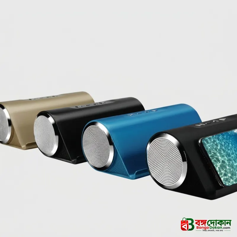 LP-V9A Wireless Bluetooth Speaker with Mobile Phone Stand - বাংলাদেশে সেরা দাম ও স্পেসিফিকেশন - গ্যালারি